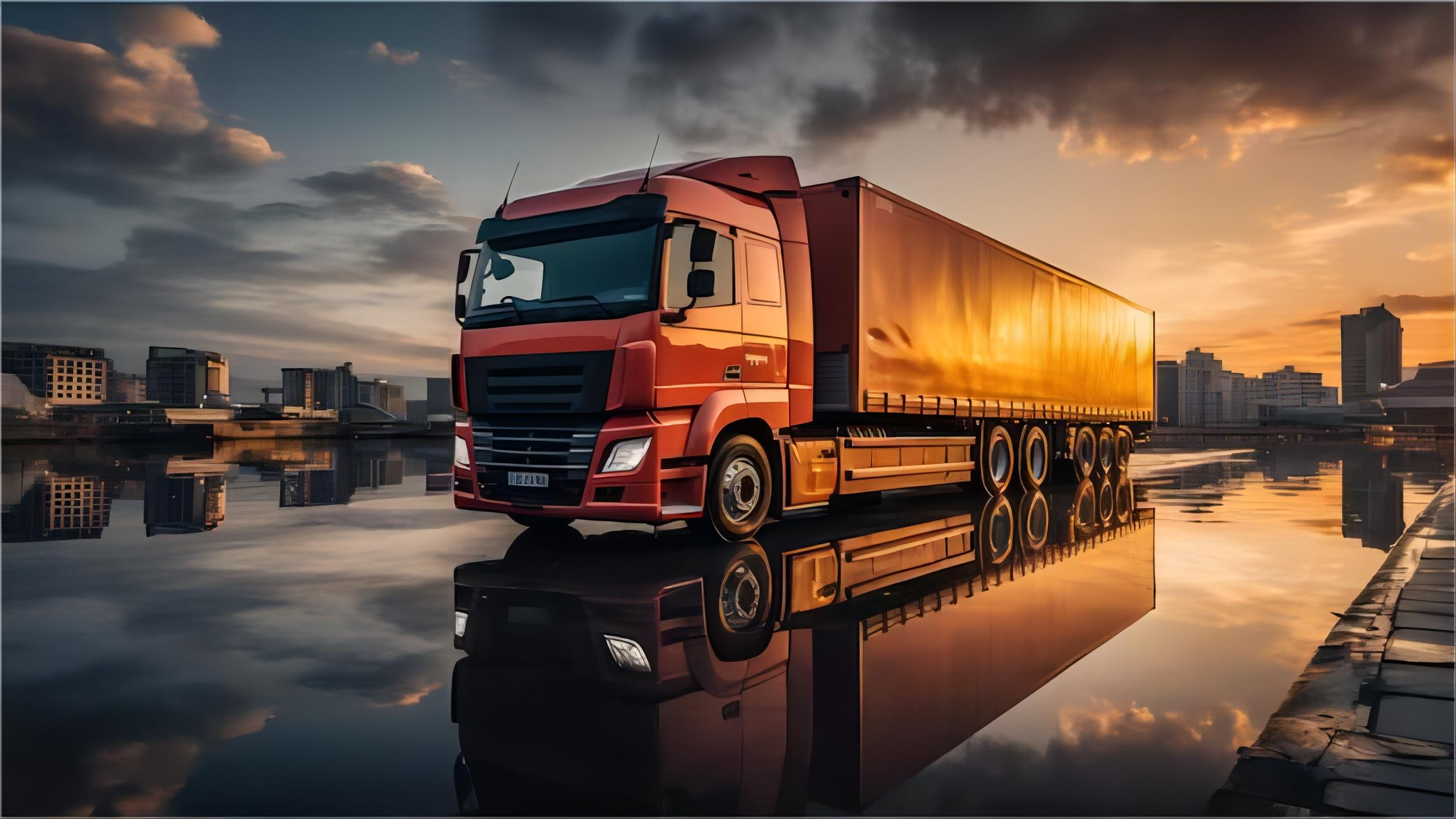 Modern freight train arriving in Germany from China via the Silk Road