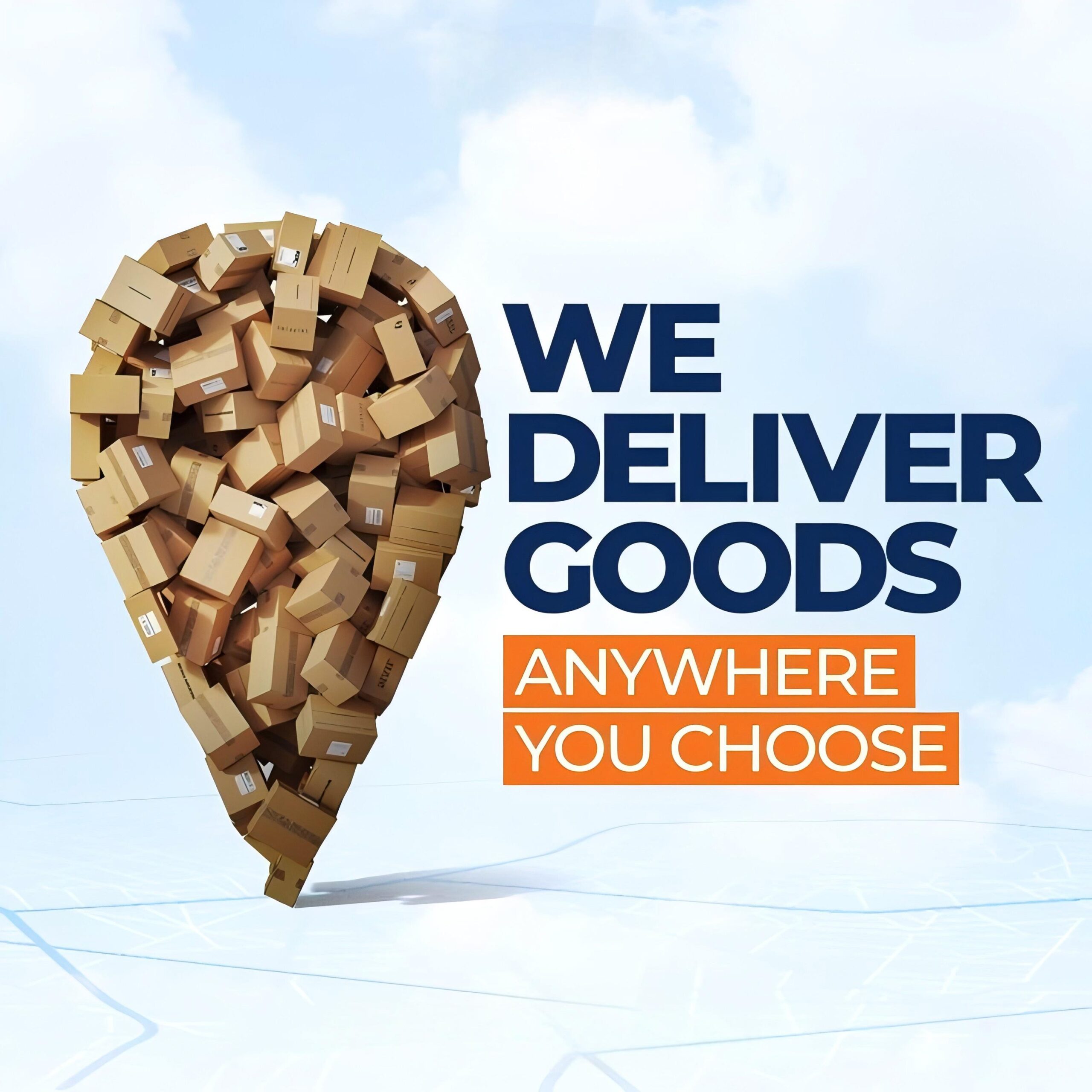 Logistics warehouse worker handling LCL cargo for Netherlands import