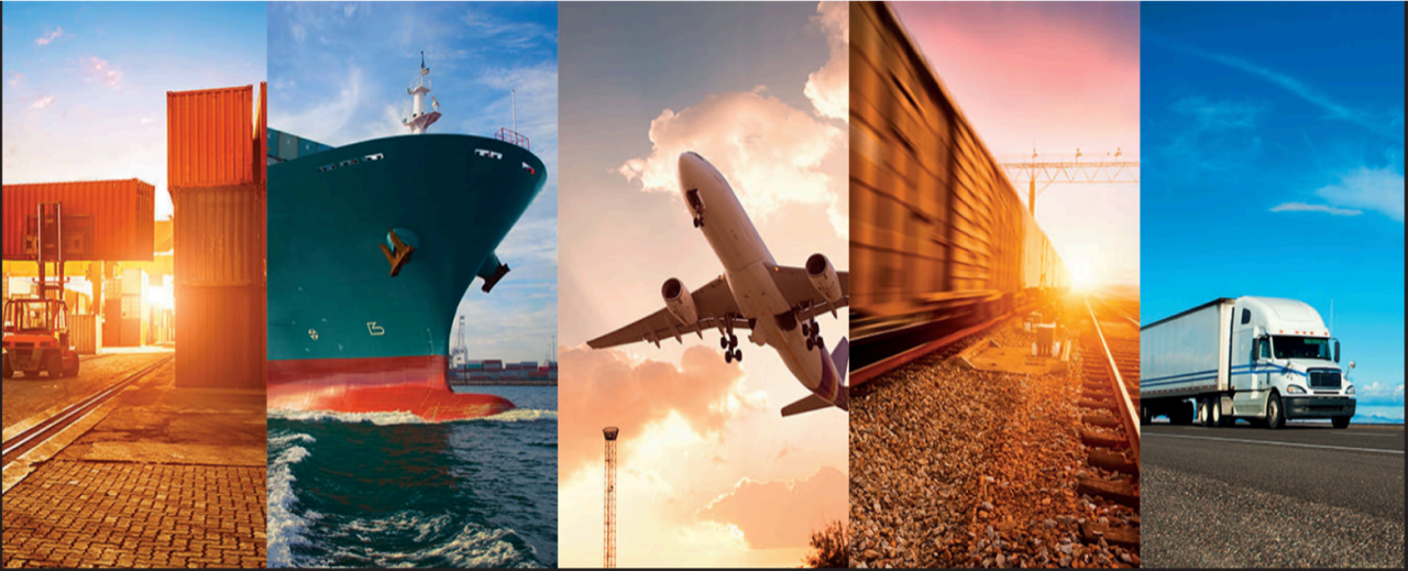 Comparison table for sea and air freight methods