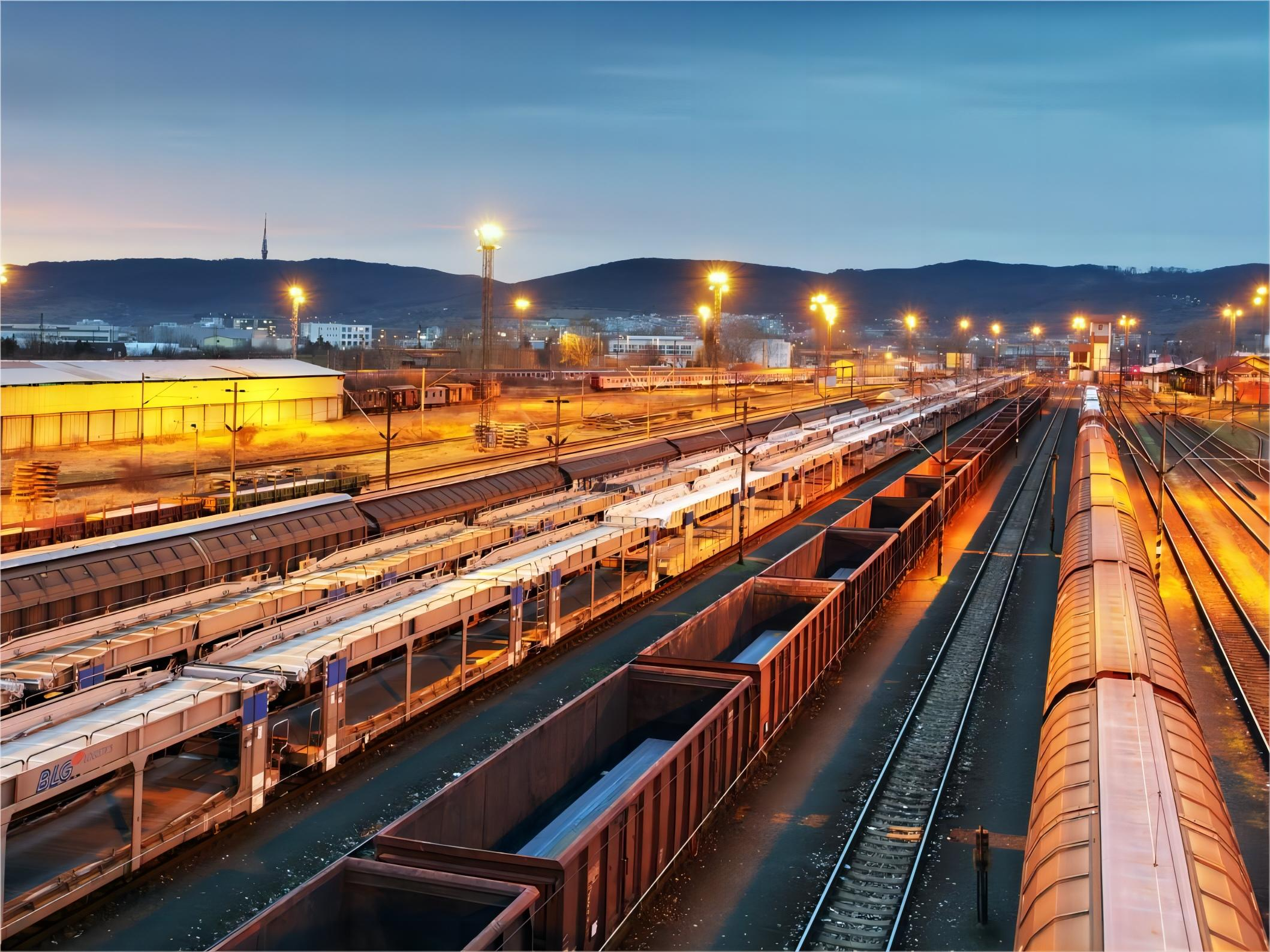 Logistics warehouse handling French imports