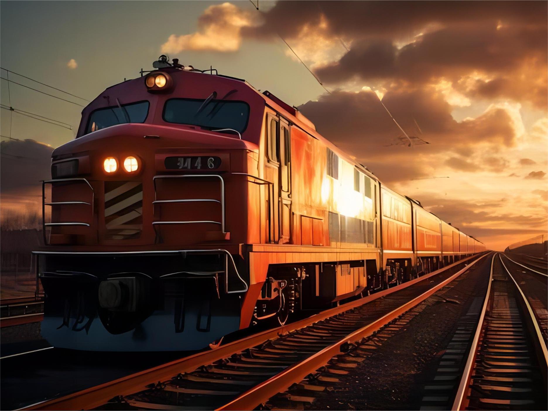 Comparison of sea freight and rail freight containers