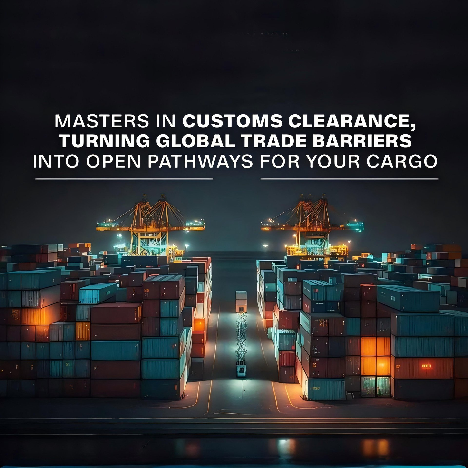 Cargo ship transporting containers from China to Canada