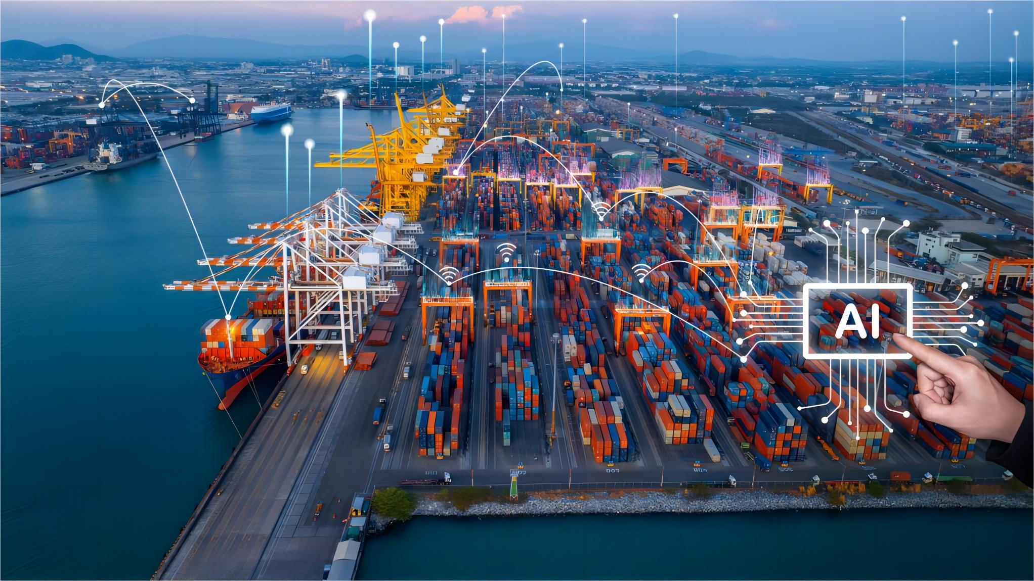 Nhava Sheva port terminal in India