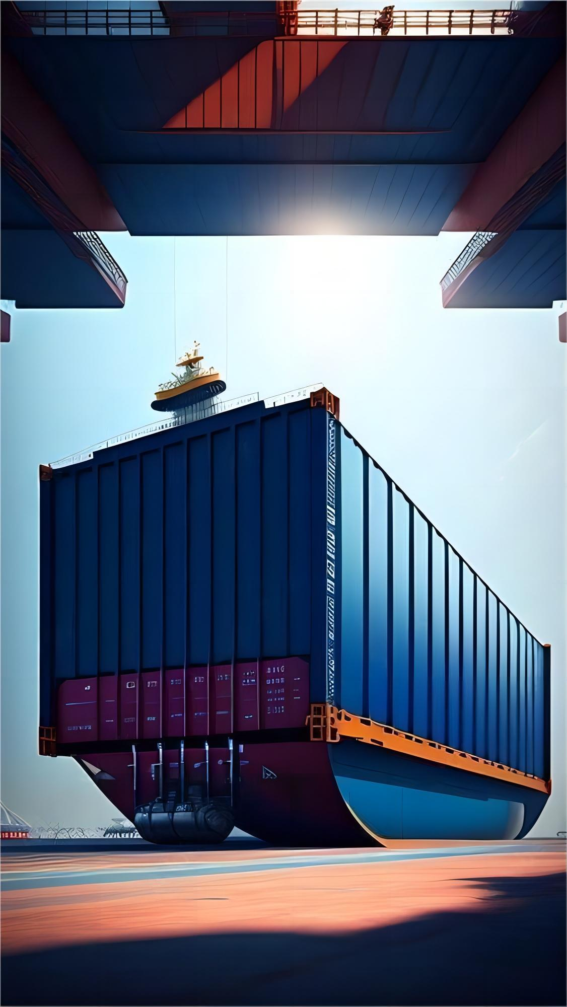 Cargo ship and airplane representing freight forwarder China to India services