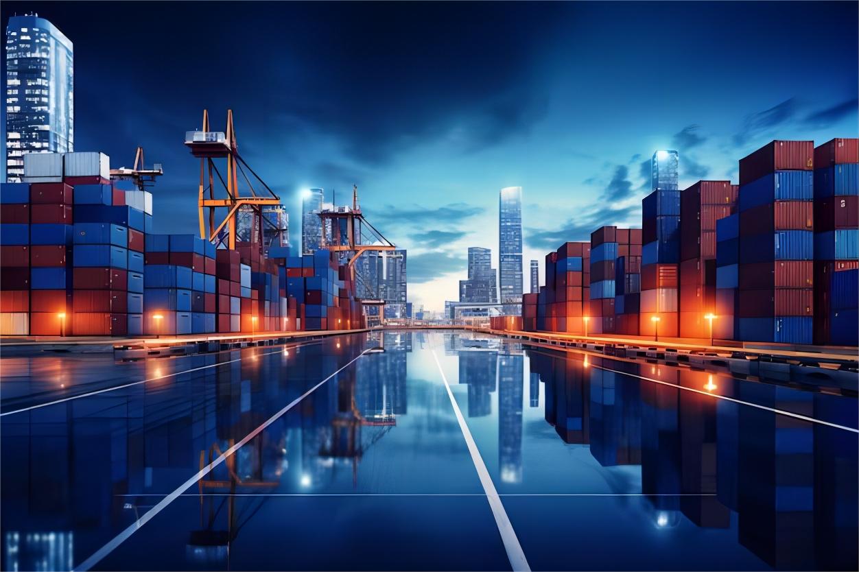 Cargo ship and airplane representing amazon fba shipping china to UAE logistics