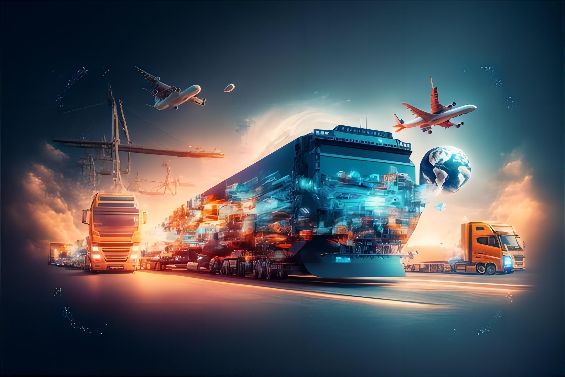 Logistics professional managing global supply chain documentation
