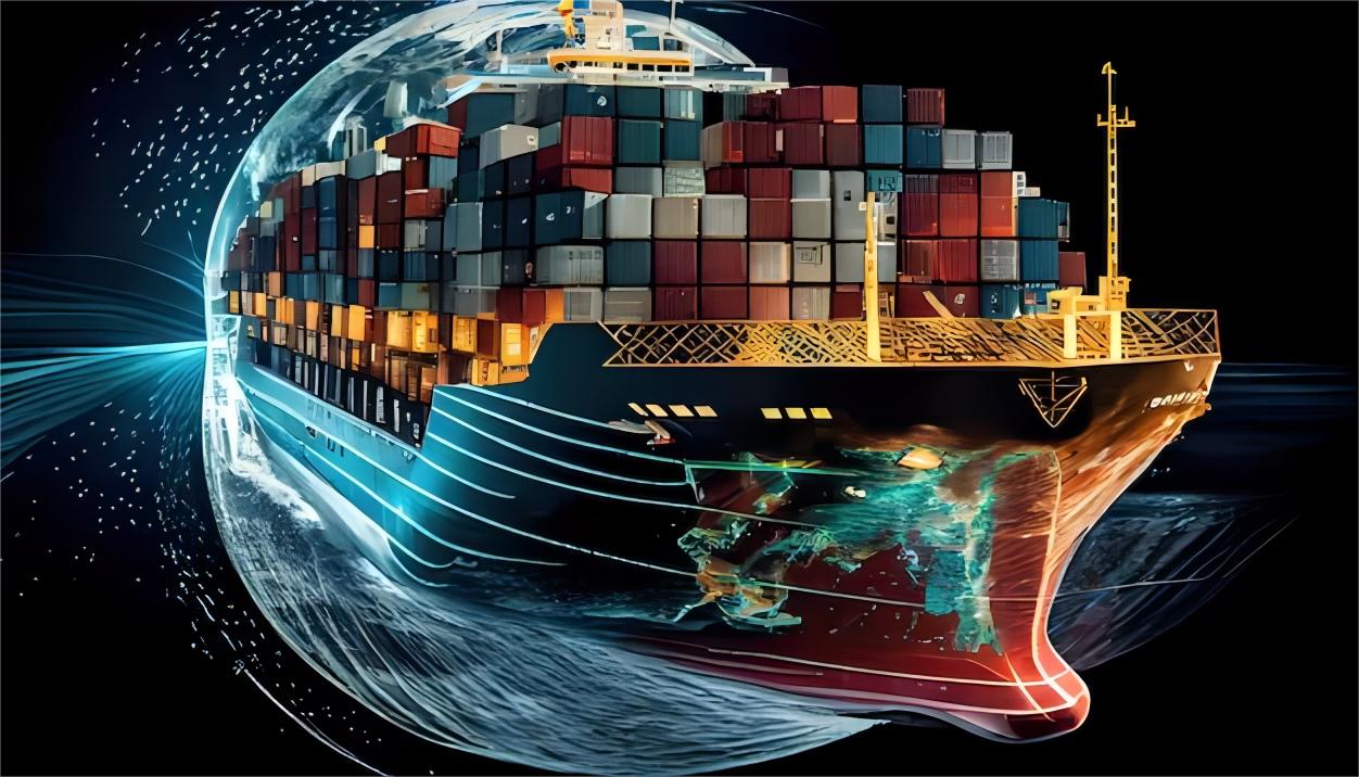 Logistics supply chain management diagram