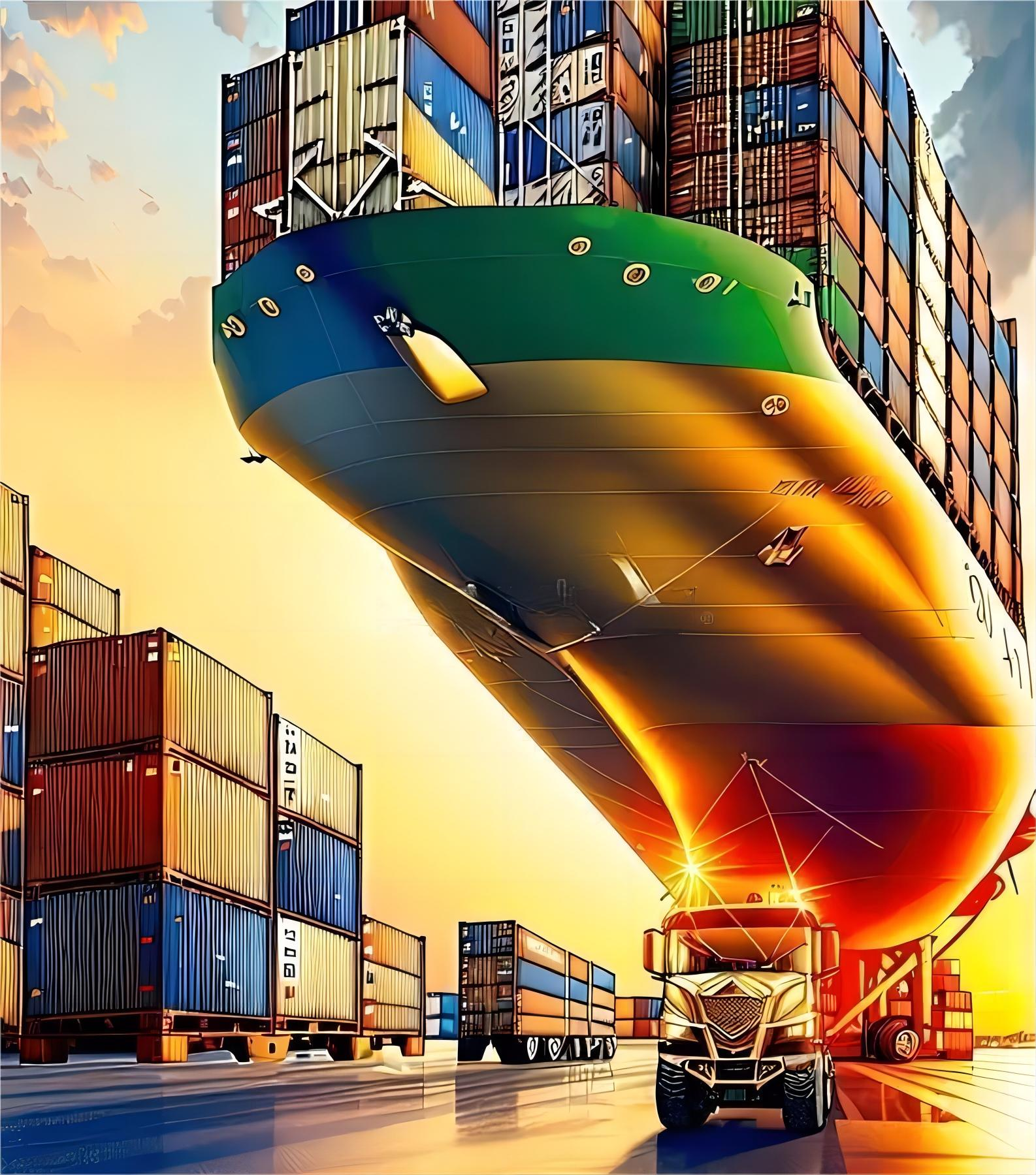 Logistics process diagram